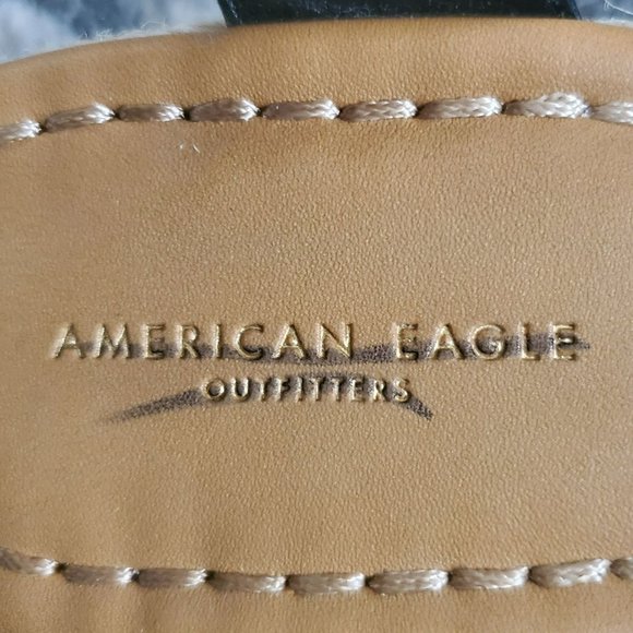 American Eagle Outfitters Womens Snakeskin Espadrille Platform Sandals Sz 8 NWOB - Picture 11 of 11